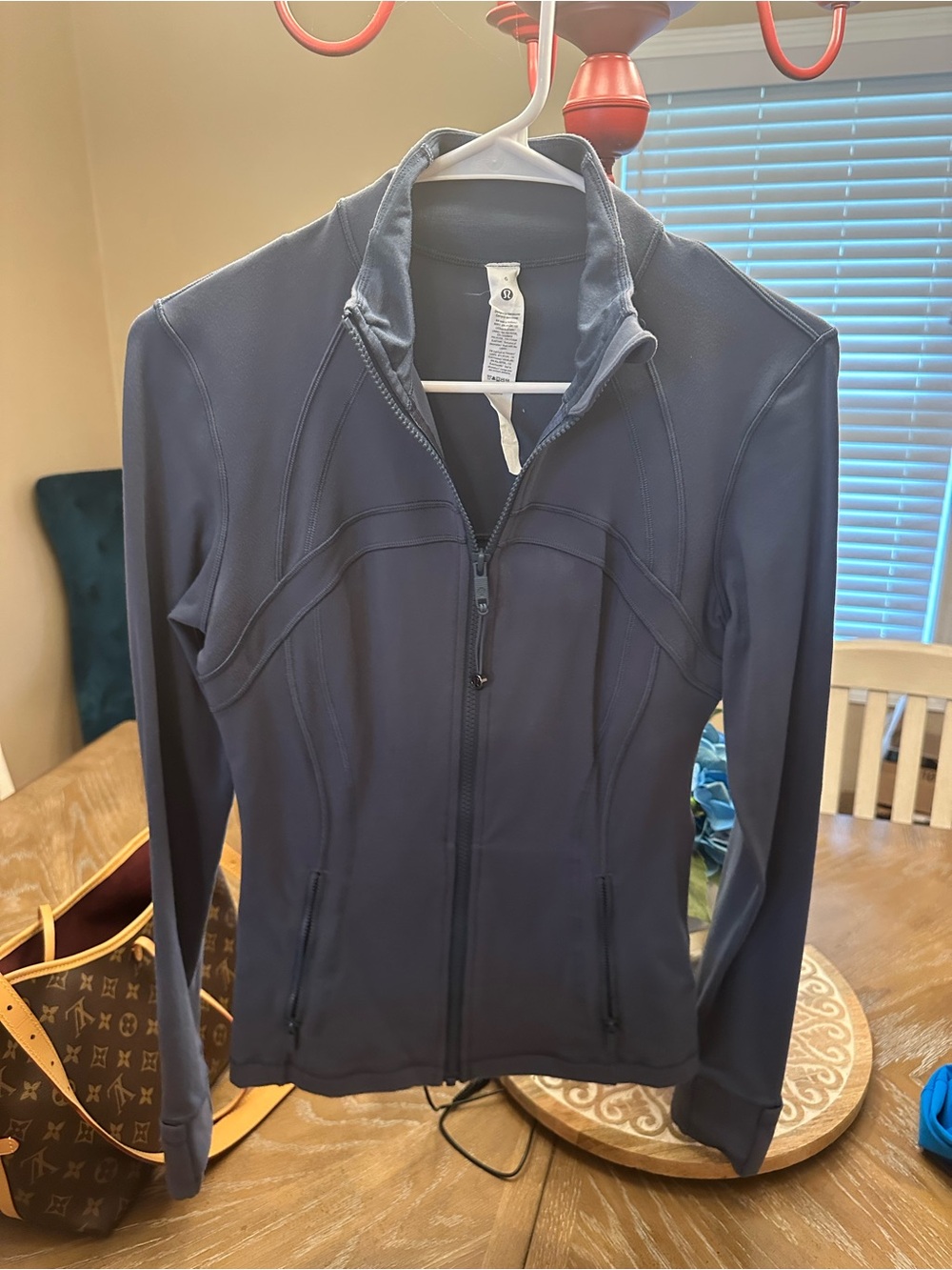 lululemon athletica Navy Full-Zip Athletic Jacket